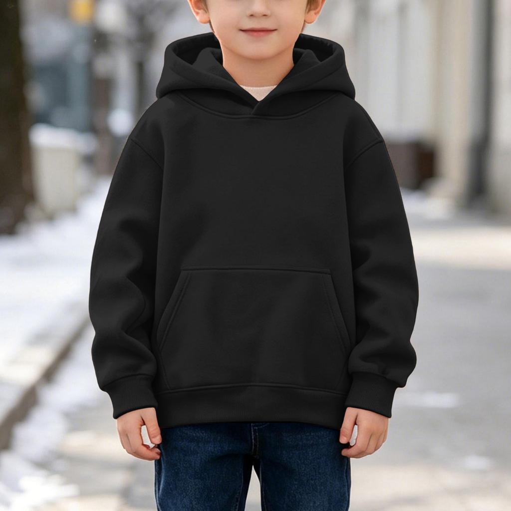Felpa a maniche lunghe colorata per bambini, pullover casual e comodo per ragazzi e ragazze