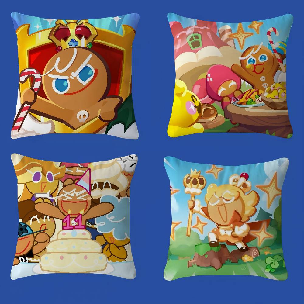 C-Cookie R-Run K-Kingdom Pillow Cover Sofa Cushion Cover Home Room Decoration Children Gift