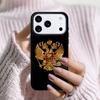 Russian Coat of Arms Phone Case For Apple iPhone 17 Air 16E 15 14 Plus 13 12 11 Pro Max Mini Funda Cover