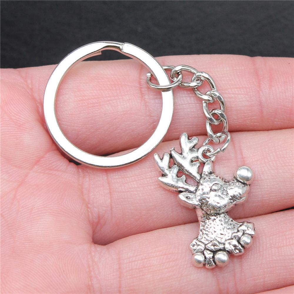 

Christmas Day Holiday Festive Keychain for Men New Arrival Casual Graduation Gift Vintage Wallet Accessory A17-1pcs-29x19mm