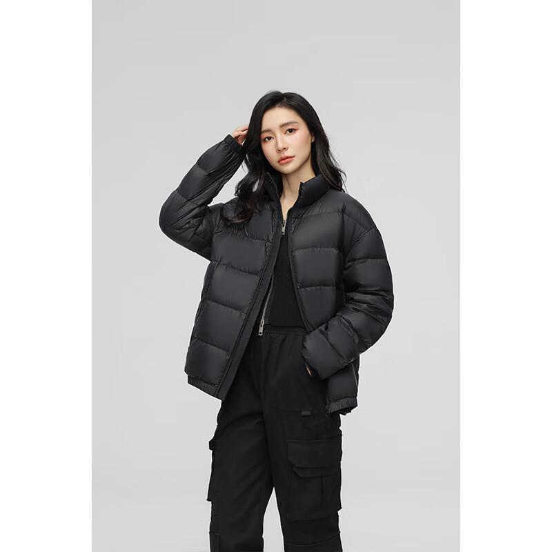 YAYA 2025 New Women's Short Stand Collar Down Jacket
