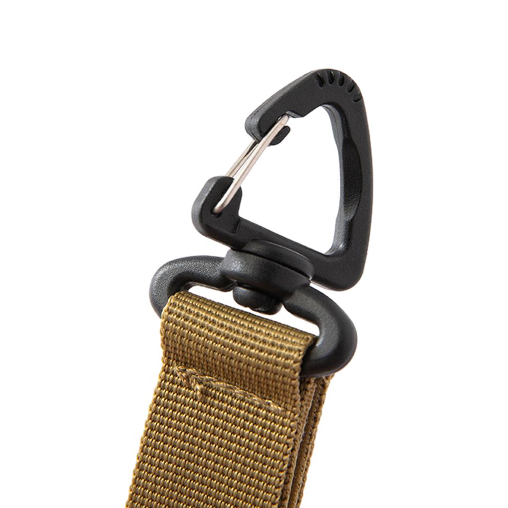 3 Pcs Tactically Belt Hanging Carabiners Hook Belt Clip Key Buckle 360 Degree Rotating Nylon Webbing Buckle Strap Clip