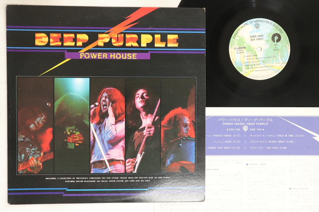 LP Record DEEP PURPLE - Power House P10444W WARNER BROS 1977 Japan Rock Used
