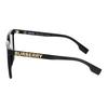Burberry Logo Embellishment Square Sunglasses Unisex Couple Black