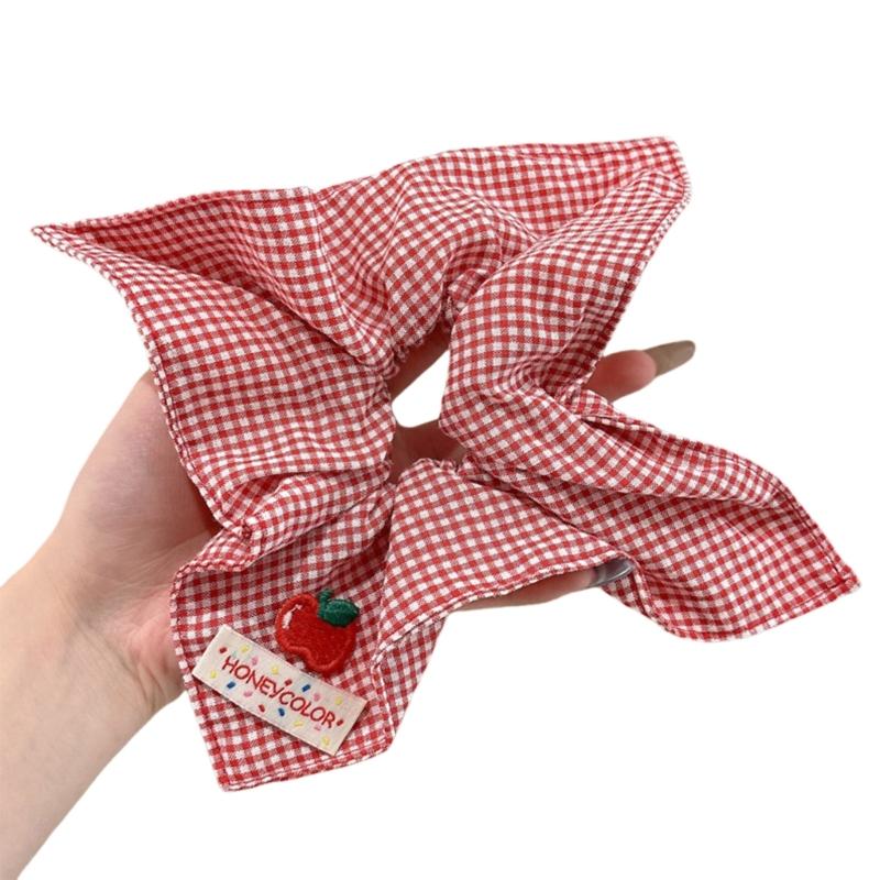 Elegant French Bows Scarf Scrunchie Headbands Hair Accessory For Women Soft Fabric Hair Tie Multipurpose Styling