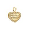 Exquisite bee honeycomb flower pattern jewelry charm pendant, suitable for original bracelet Do It Yourself jewelry making accessories