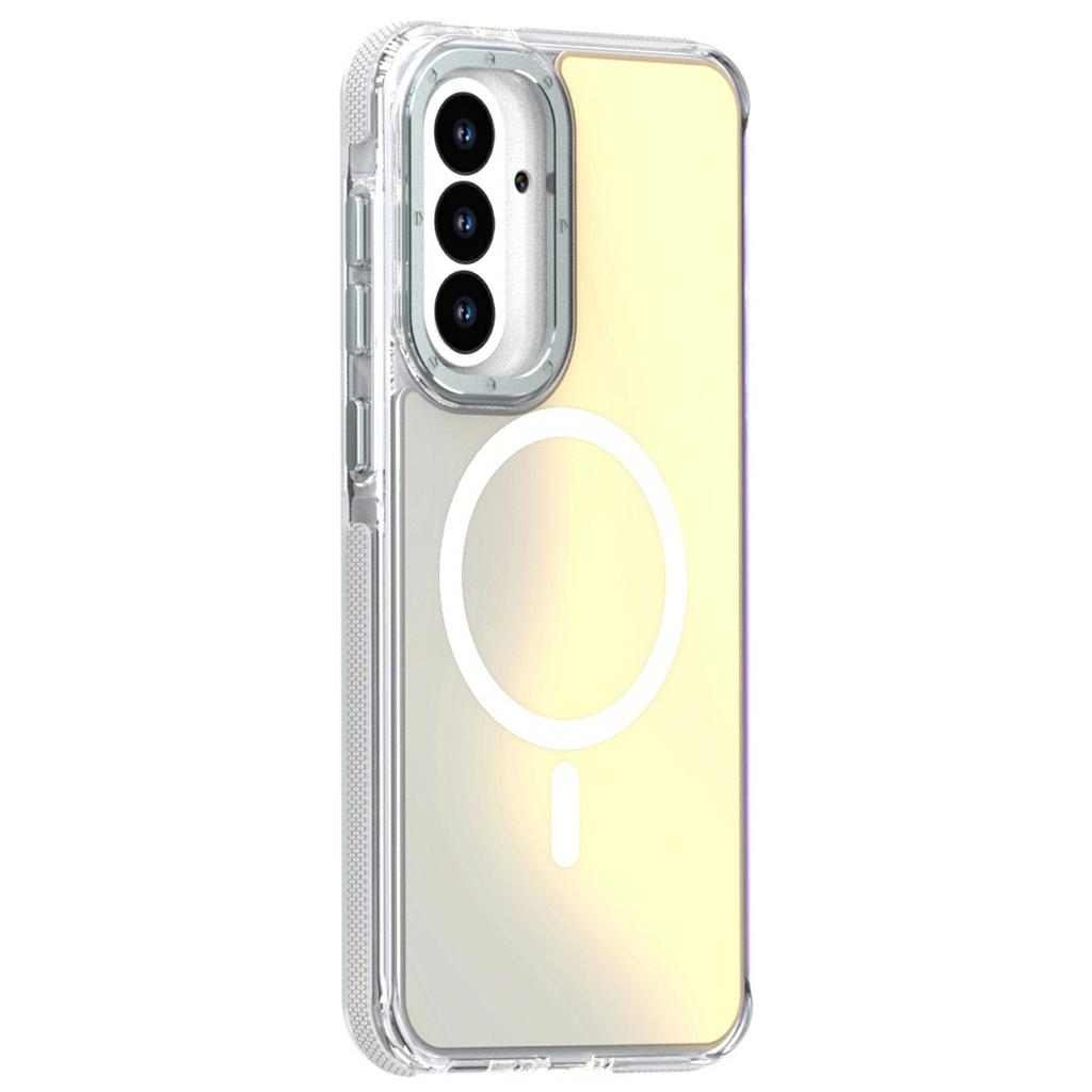 For Samsung Galaxy S26 / S26 Pro Magnetic Case Cute Fluorescent Design TPU Acrylic Phone Back Cover