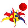 Clown hat comes with a red felt nose and colorful polka dot hat for parties, festivals Halloween