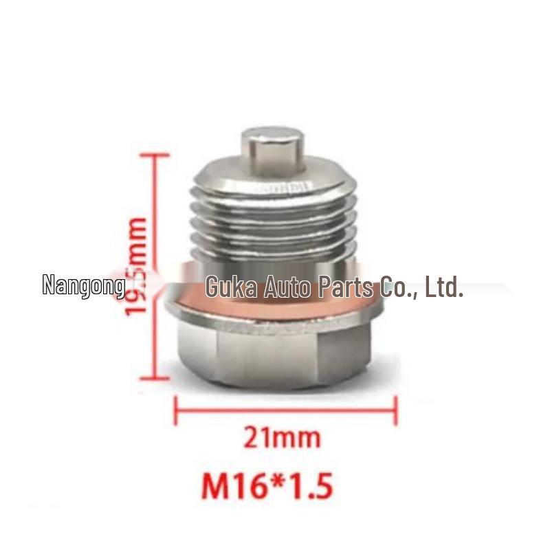 Magnetic Oil Drain Plug M14 x 1.5 for Honda, Ford, Hyundai, Mazda - Strong Magnetic Oil Pan Bolt