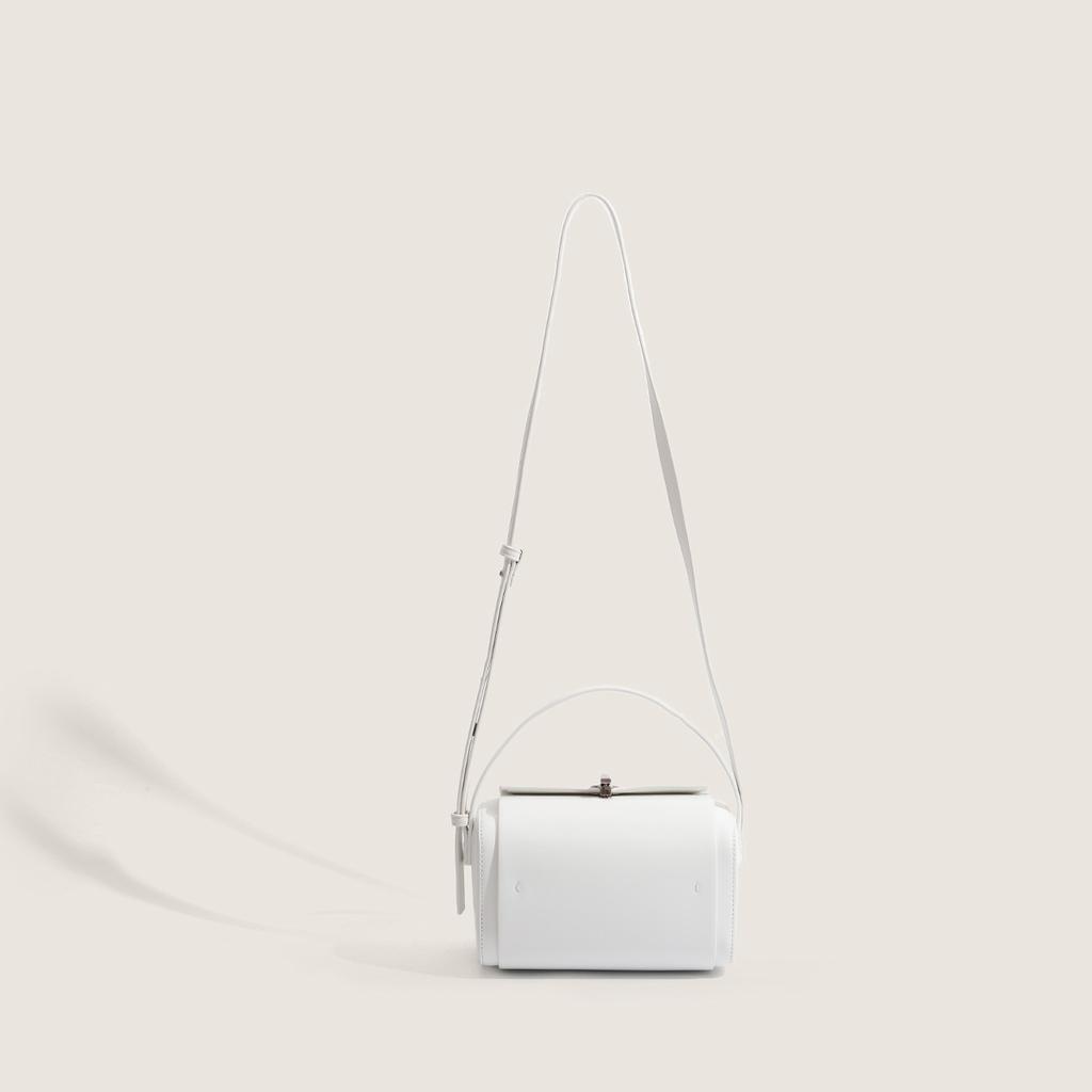 High-end Women's Bag, New Niche Soft Leather Box Bag, Vintage Versatile Handbag, Small Square Bag, Shoulder and Crossbody Bag