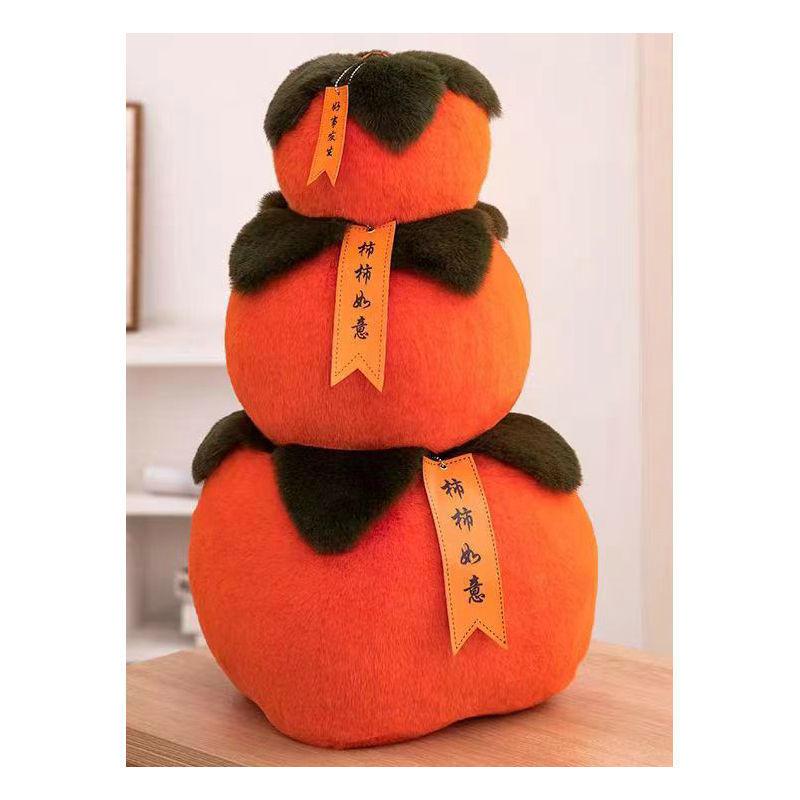 Dukke Plysj Persimmon Dekorasjoner Samleobjekter Kreativ Persimmon Anheng Pute