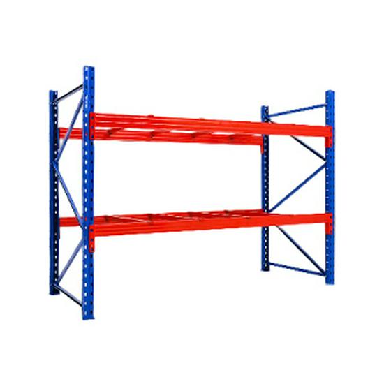 Heavy-Duty Load-Bearing Shelving: Large Warehouse, Free Assembly, Thickened Beams