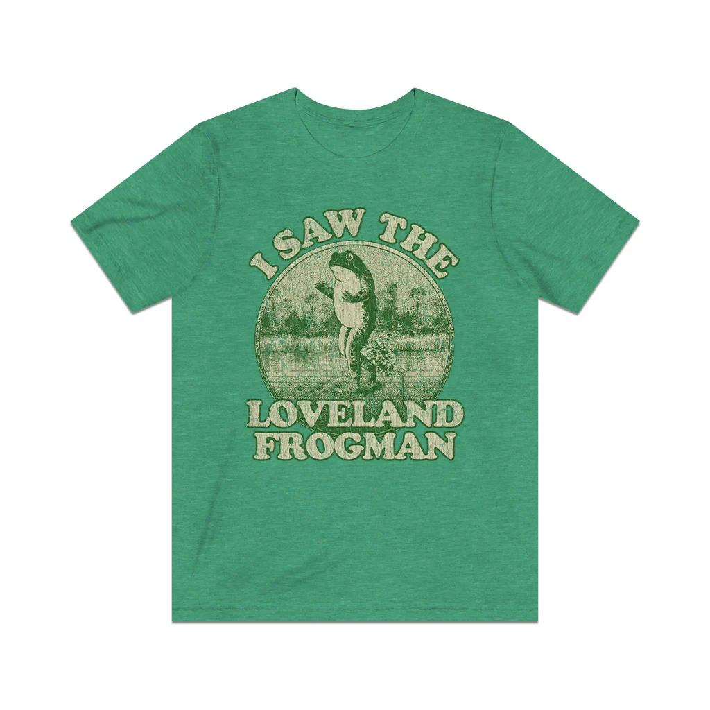 I Saw The Loveland Frogman 1955 Vintage Men s T shirt M