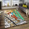 The Adventures of Tintins Design Area Rug Personalized Name- Non-Slip, Soft & Cozy Floor Mat for Living Room, Office - Indoor/Outdoor Carpet