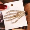 1Pc Punk Style Skull Claw Hand Bone Hair Clips Alloy Hairpins Headband Barrettes