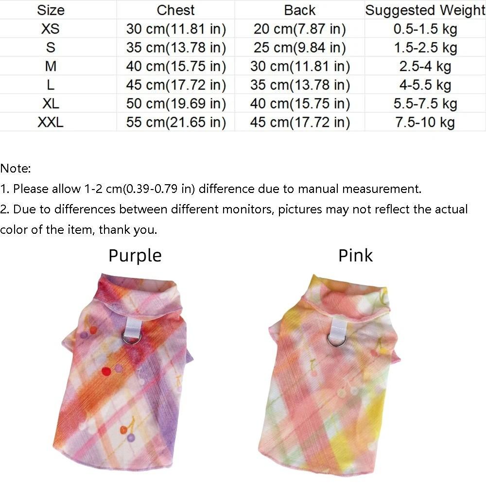 Cooling Pet T-Shirt Thin Breathable Sun Protection Clothes Dog Sunscreen Clothes Outdoor Activity