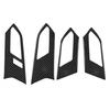 4Pcs Carbon Fiber Interior Door Handle Cover Trim For Volkswagen Jetta -