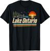 Lake Ontario Vintage-Inspired T-Shirt - Perfect For Nature Lovers!