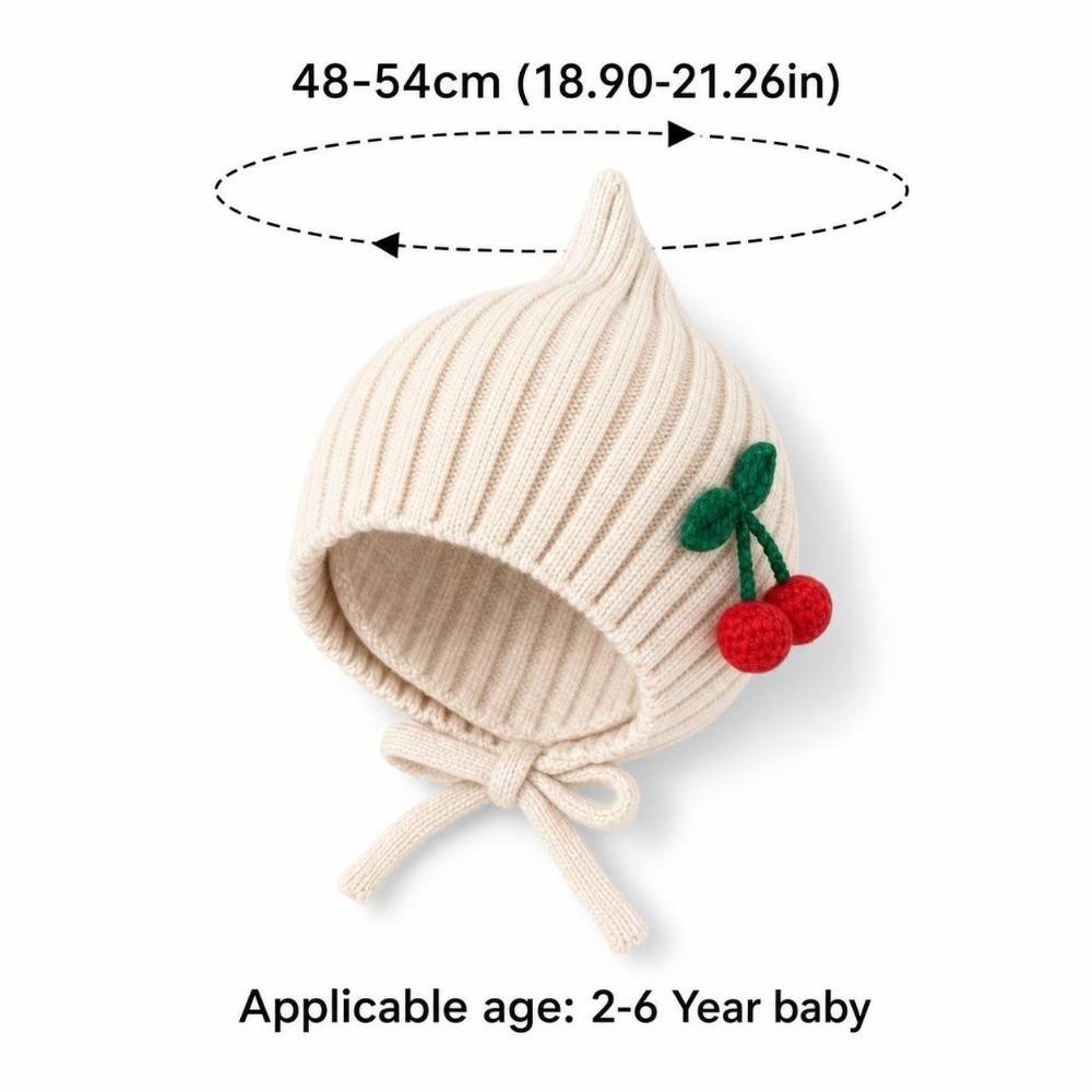 Thick Infant Winter Hat Soft Girls Knitted Hat Fashion Baby Hooded Hat