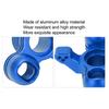 1 Pair Front Steering Knuckle Aluminum Alloy RC Car Upgrade Parts for KRATON 8S Outcast 8S 1/5 RC Car