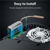 For PS5 SSD Heatsink M.2 NVMe 2280 Heat Sink Extended Copper Pipe SSD Cooler Radiator with Thermal Pad for Sony Playstation 5