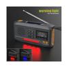 Rádio DAB Externo Alto-falante Power Bank Rádio de Emergência com Manivela Alimentado por Energia Solar WR-6B