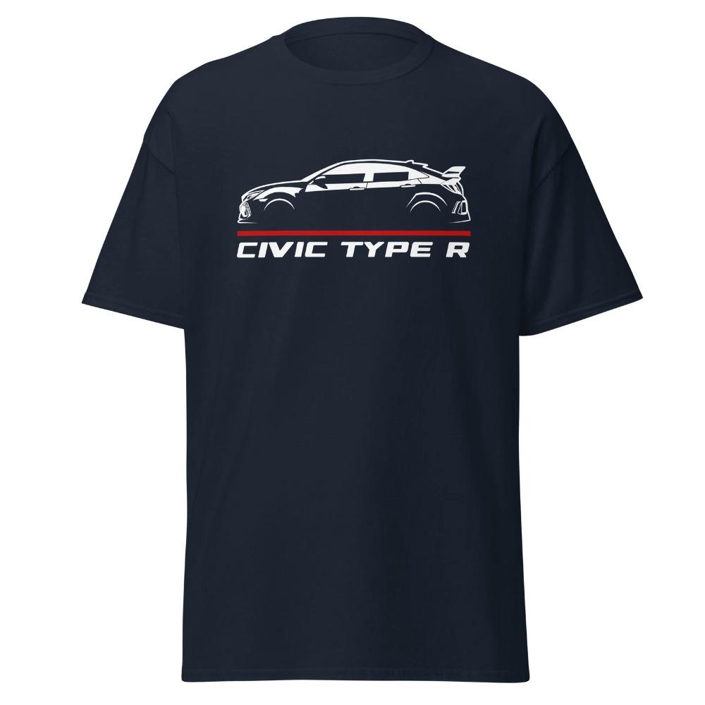 T-shirt Honda Uomo e Donna Civic Type R Estiva Nuova Maglietta Moto Racing Manica Corta Primavera Ciclismo Fuoristrada Top