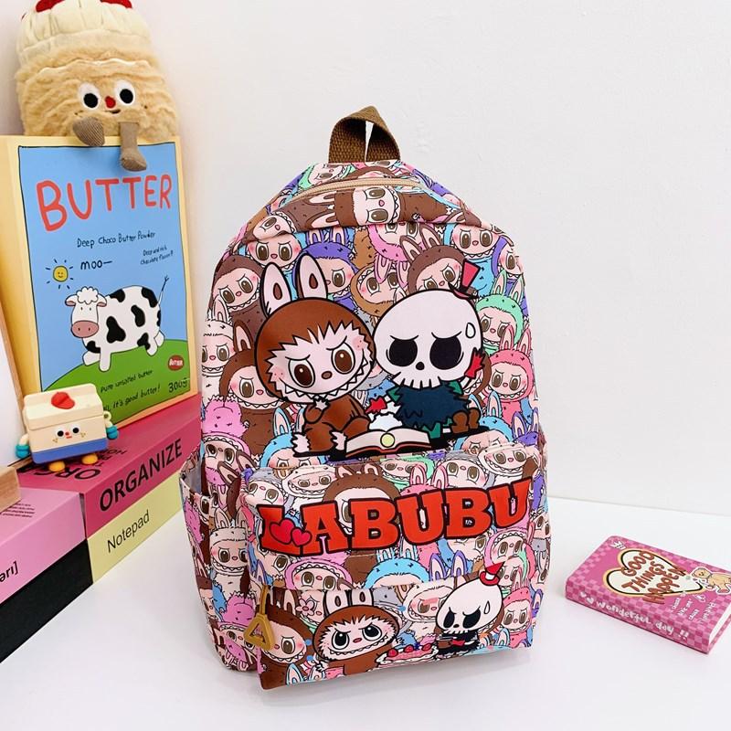 Kindergarten Primary School Students Schoolbag Cartoon Cute Foreign Style Printing Children'S Backpack Large Capacity Children'S Backpack