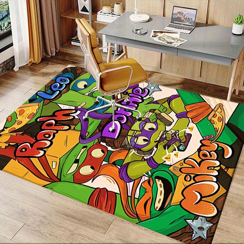 1pc Teenage Mutant Ninja Turtles Office Carpet Soft Polyester Entrance Carpet Washable Non slip Mach