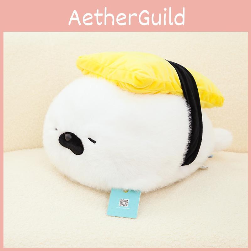 Sushi Otter Sea Plush Keychain Cute Animal Backpacks Keyrings Birthday Gift