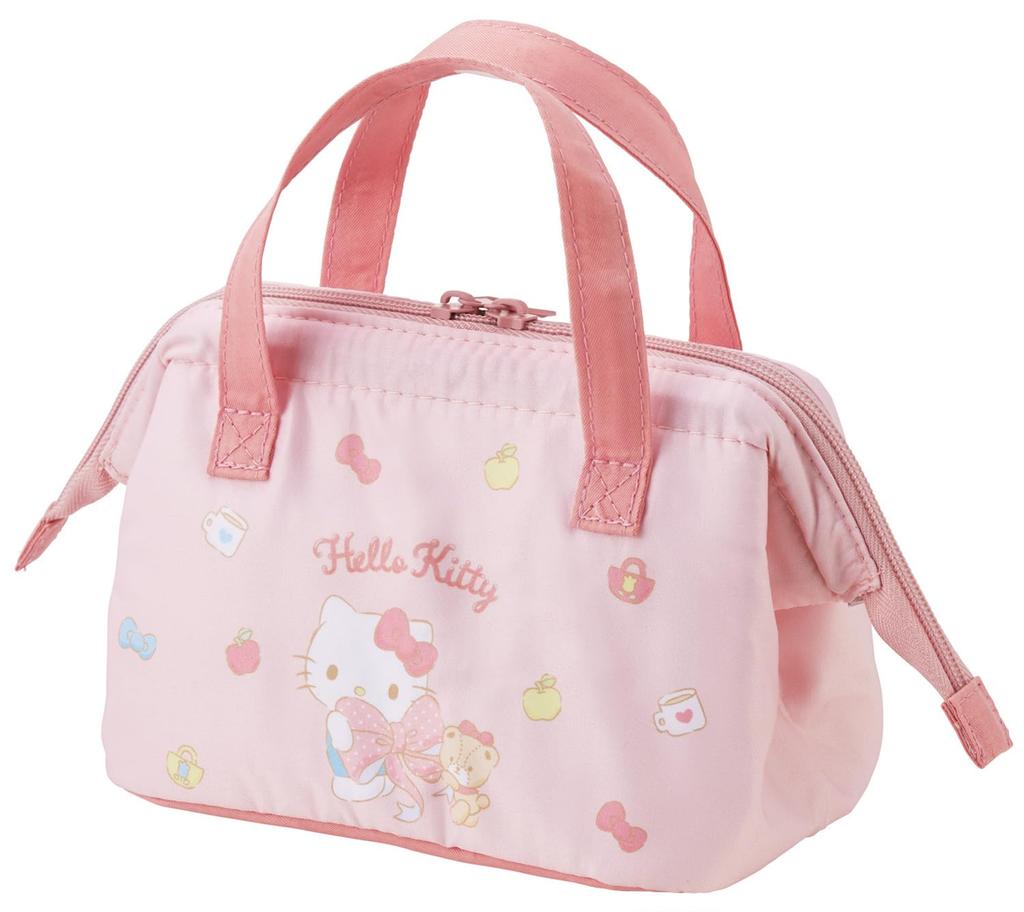 Skater Insulated Lunch For Bento Sanrio Hello Kitty Big Girls KGA0 Bag, Pouch, Children's Size, Children's Boxes, Ribbon,