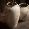 Wabi Sabi Style Ceramic Vase Decorative Unique Speckled Texture Flower Pot Classical Beauty Matte Texture Ceramic Flower Jars