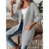 Women S Loose Long Sleeve Cardigan Sweater For Autumn Winter