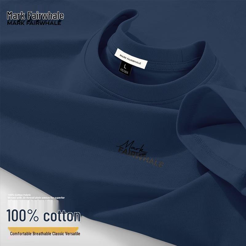 Mark Fairwhale Men's Casual Cotton Short Sleeve T-Shirt