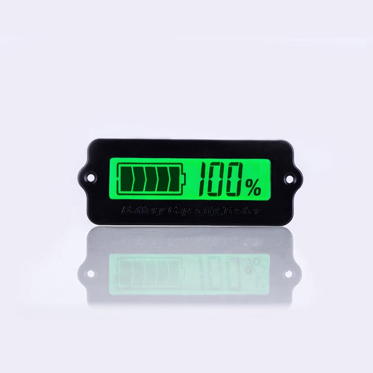 LY6W 12V LCD Battery Power Voltage Meter for Lithium & Lead-Acid Batteries