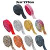 3cm Width Resin Rhinestone Strip Self-Adhesive Heat Melting Glue Self-Adhesive Diamond Sticker Iron On Hot Fix Rhinestone Tape