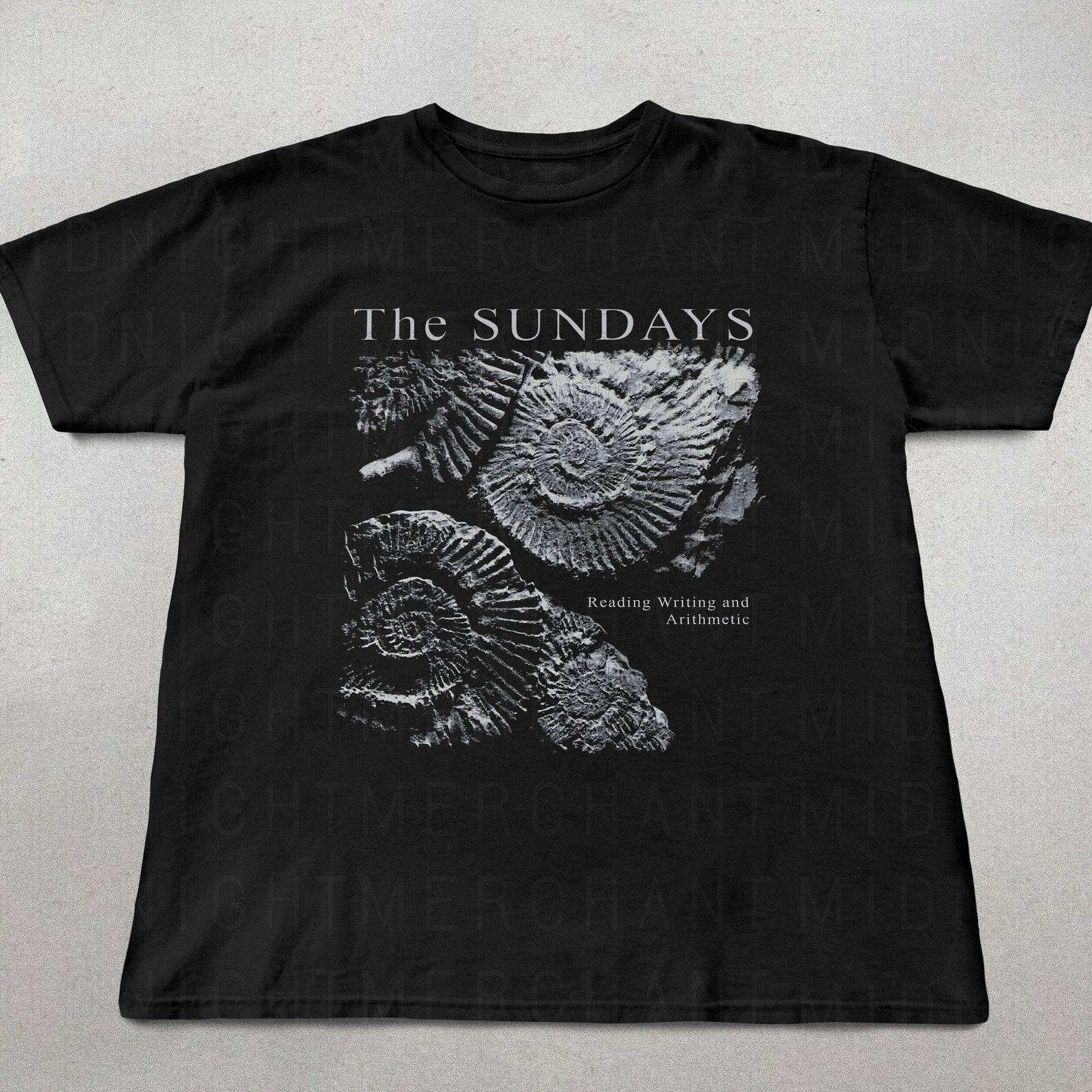 The Sundays T-Shirt, Unisex Cotton Shirts, Reading Writing and Arithmetic album tee, 90s band tees, Cute band shirts, Retro Band tees, Indie M