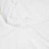 Spicy Girl Mesh Patchwork White Two-Piece Style Ruffle Trim Sheer Long Sleeve Top