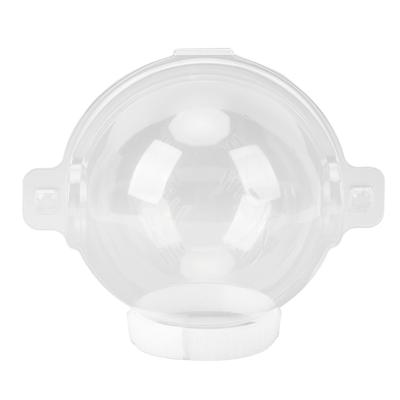Cat Transparent Muzzle Breathable Prevent Biting Licking Adjustable Cat Hood Helmet for Grooming