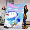 Personalized Custom Name Blanket - Pokémon Print Design,Blanket for Sofa,Bed,Travel,Camping - Soft and Warm, Great Gift