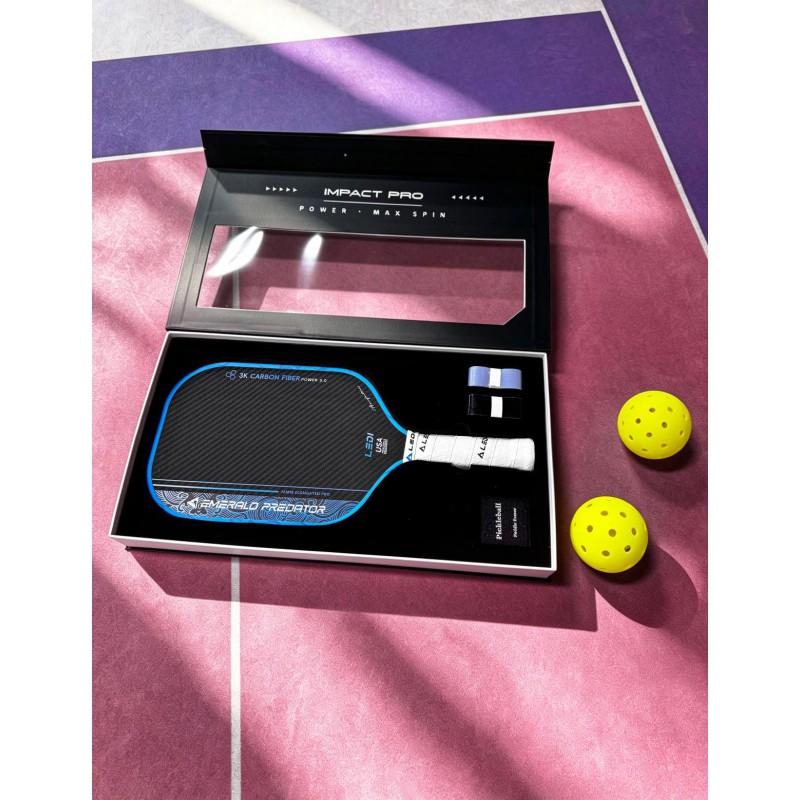 Professional 5th Gen Pickleball Paddle 3K Carbon Fiber Titanium Face MPP Foam Core Dual-Surface Design