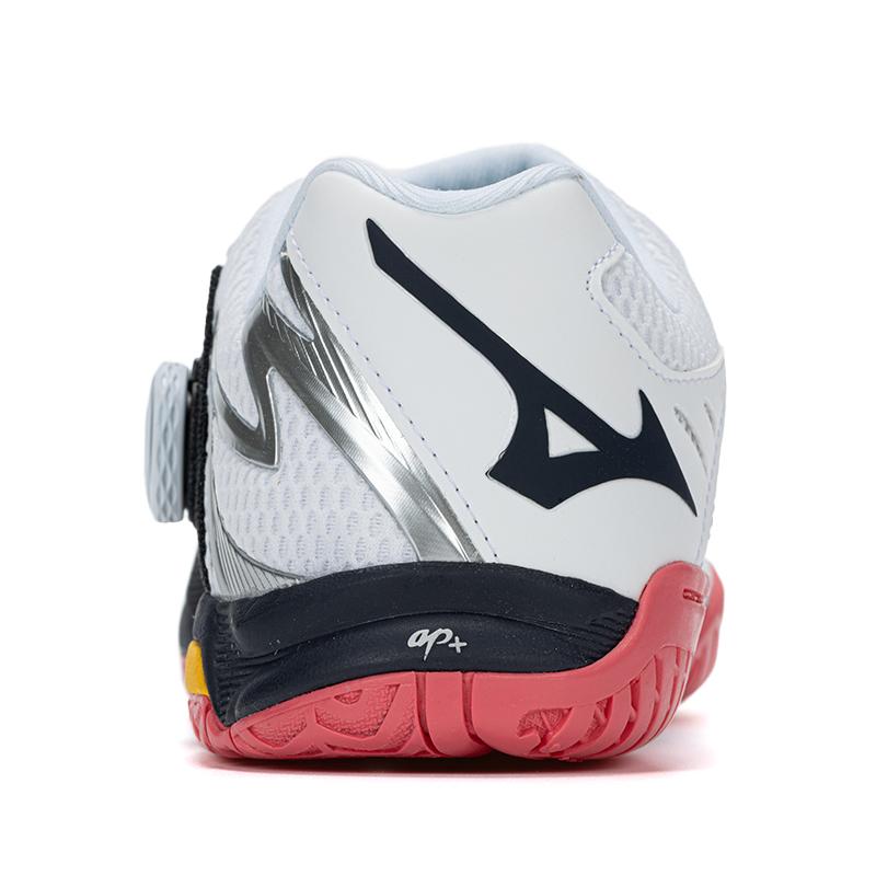 Mizuno Wave Medal Boa Professional Mesh Synthetic Leather Shoes Unisex Sneakers White Black Orange 81GA201231