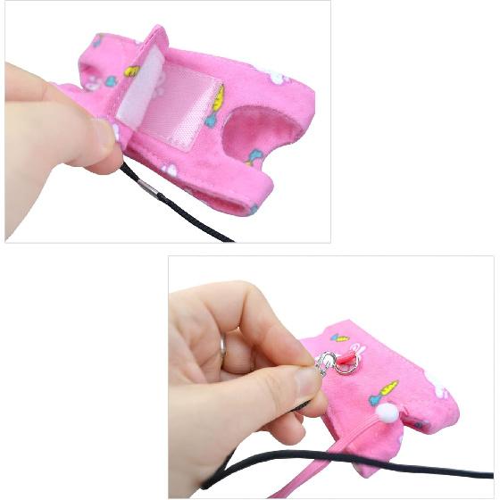 Sugar Glider Harness and Leash Set Adjustable Comfort Harness for Sugar Glider Small Animal Training Walking Vest Leash