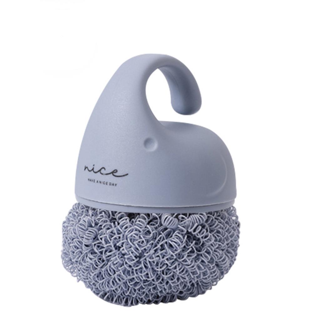 Single-Piece Kitchen Dish Brush, Short Handle Polyester Cleaning Ball, Suitable For Cleaning Cutlery, Pots And Pans, Sinks