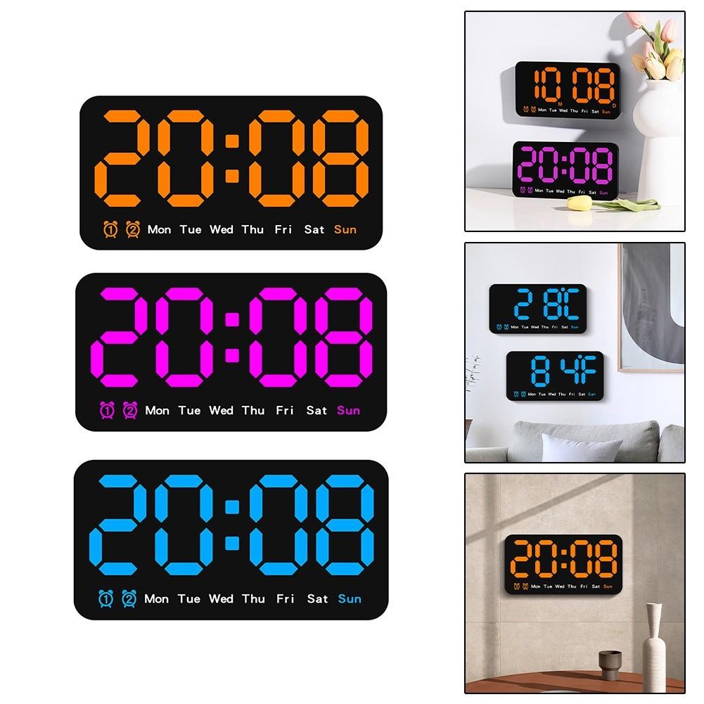 LED Alarm Clock Electronic Clock Temperature Sensing Electronic Alarm Clock
