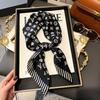 Silk scarf women's neck new scarf with coat 70 small square scarf scarf mother high-end scarf