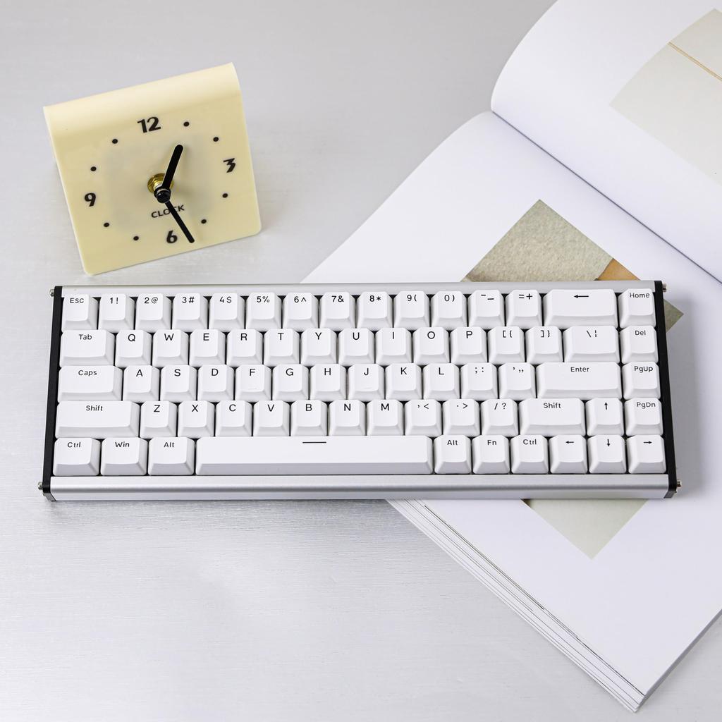 MechLands AJAZZ ALUX68 HE Aluminum Rapid Trigger Gaming Keyboard with Magnetic Wired Hall Effect 8K Polling and RGB Backlighting ALUX68 Switches,