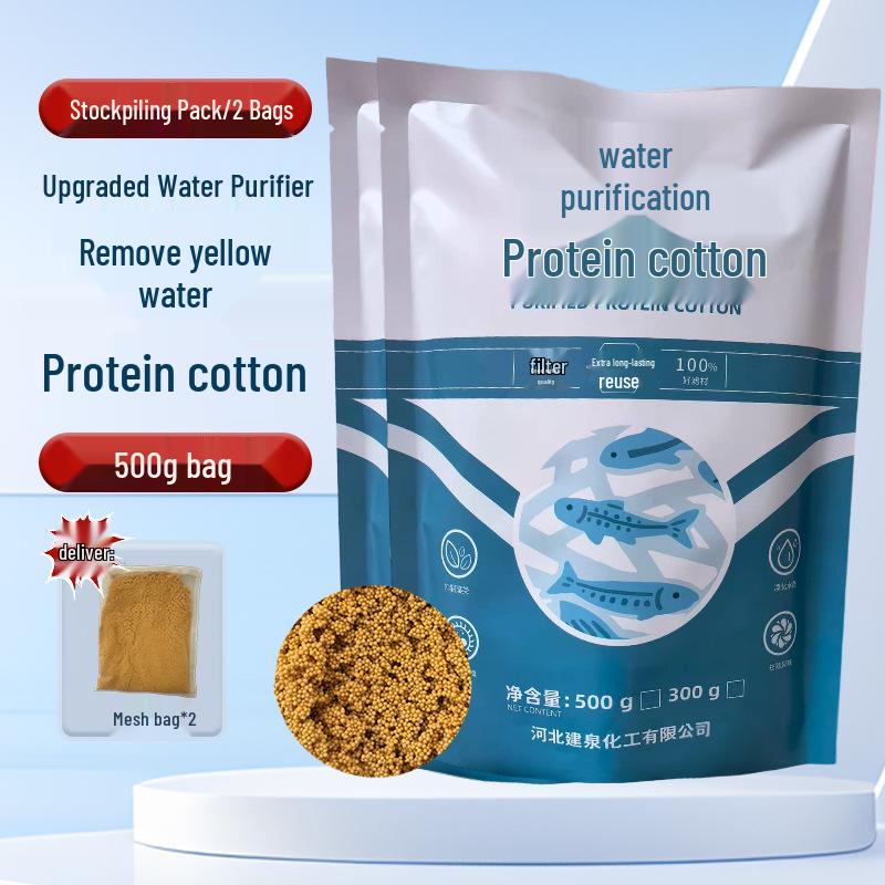 Protein Cotton Water Purifier Balls for Aquarium: Remove Yellow Water & Odors