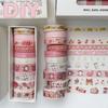 10 Rolls/set Vintage Washi Tape Aesthetic DIY Journal Collage Scrapbooking Tape Multi-Pattern Creative Decorative Adhesive Tape