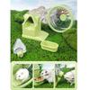 Silents Hamster Wheel Multifunctional Hamster Wheel Quite Running Spinner Wheel with Water and Food Solution